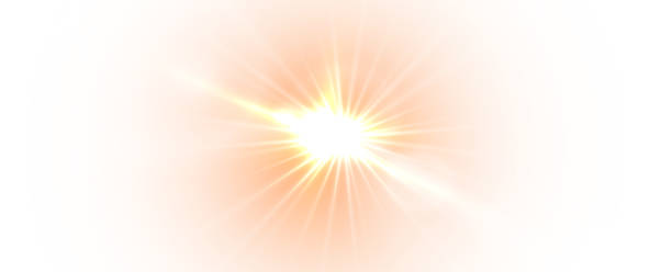 istock Light effect. Spotlight spark. Stadium Lighting. Sunlight, Spot lighting with insert bams of ICE strobes. Bring in the spotlight with a star. 2195043546