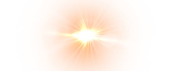 istock Light effect. Spotlight spark. Stadium Lighting. Sunlight, Spot lighting with insert bams of ICE strobes. Bring in the spotlight with a star. 2195043589