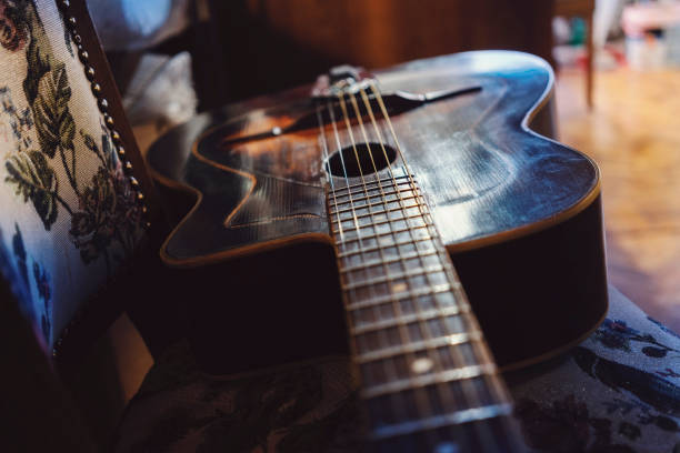 Old Gypsy Acoustic Guitar