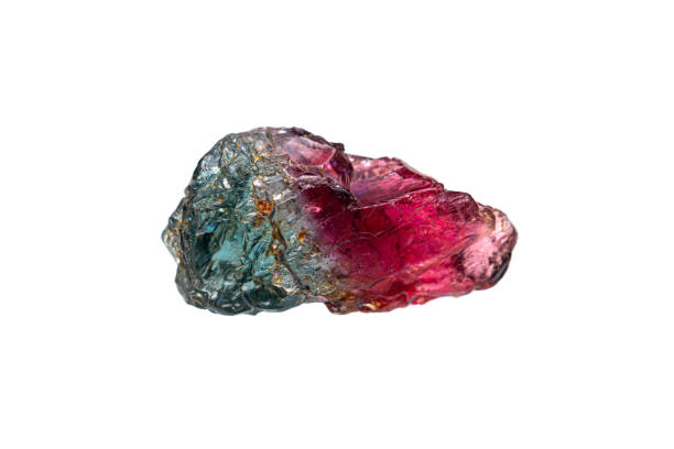 istock Natural rough bi-color spinel crystal 2195046968