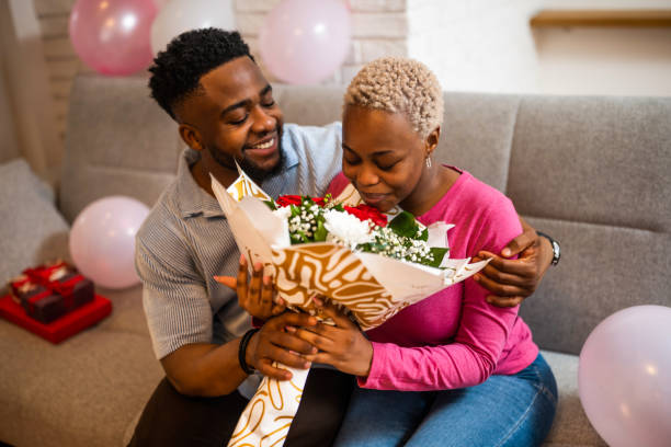 istock Young black couple celebrating birthday 2195049763