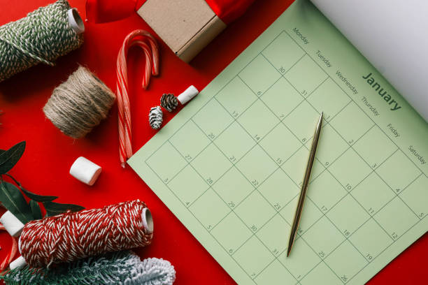istock January 2025. Resolution, strategy, solution, goal, business and holidays. Date - month January 2025. Page of annual monthly calendar January 2025. planning new year 2195051246