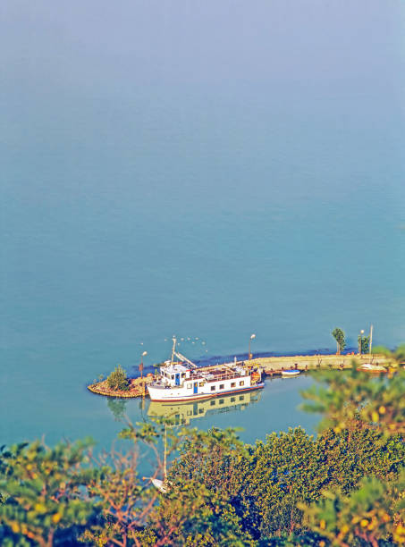 Pier on Lake Balaton, Hungary