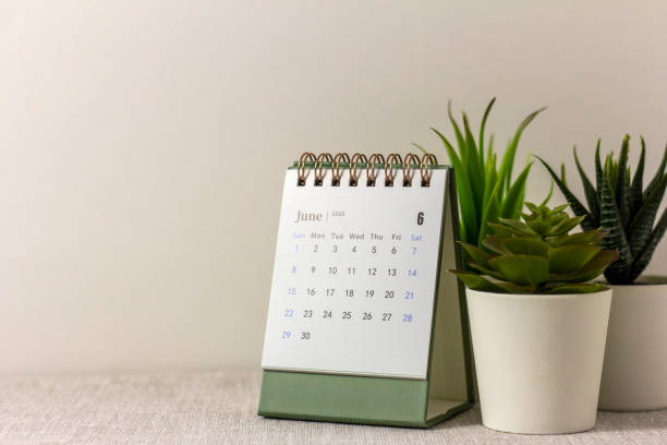 istock Hello June, The June 2025 planning calendar is on your desktop. 2195064663