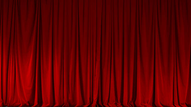 istock Texture of red pleated fabric 2195071160