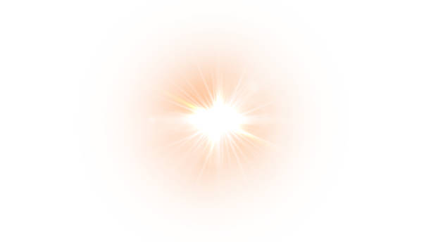 istock Light effect. Spotlight spark. Stadium Lighting. Sunlight, Spot lighting with insert bams of ICE strobes. Bring in the spotlight with a star. 2195073613