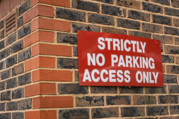 istock Strictly No Parking Sign in London 2195074632