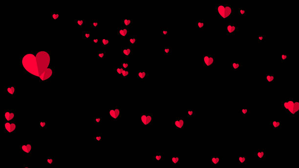 istock Valentine's Day Abstract Red Background With Hearts 2195079490