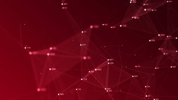 istock 4K Digital Cyberspace with Particles and Digital Data Network Connections. High Speed Connection and Data Analysis Technology Digital Abstract Background Concept. Seamless Loopoble 2195079588