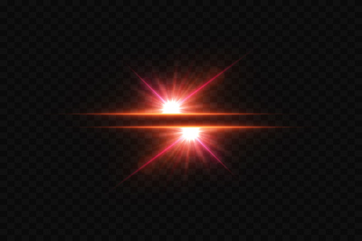 Red Stare Exploding Red Star Flash Explosion Light Effect Stock Illustration - Download ...