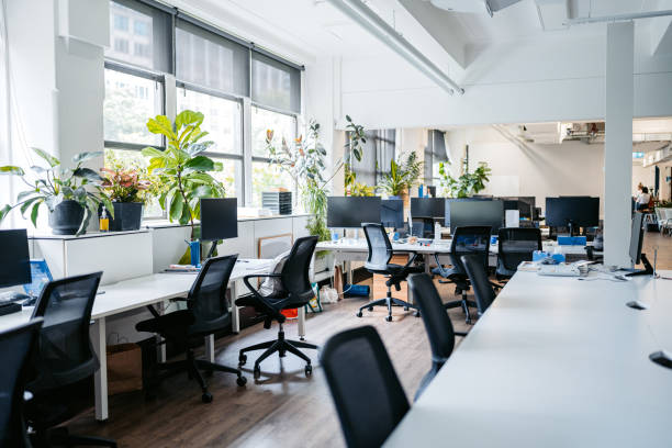 istock Empty Business Office During The Day In Sydney In Australia 2195085488