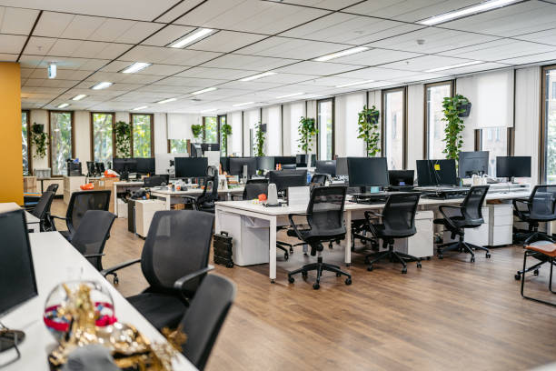 Empty Business Office During The Day In Sydney In Australia