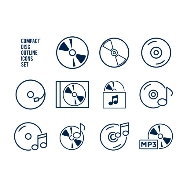 20,500+ Cd Icon Illustrations - iStock