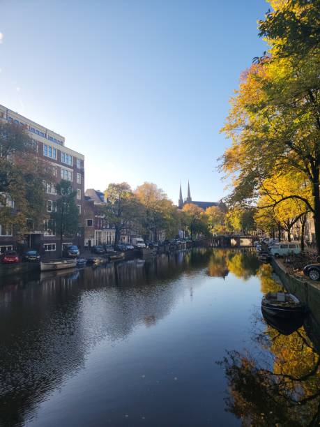 istock Canal in Amsterdam 2195099942