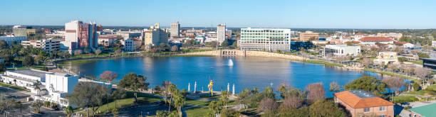 istock Lakeland, Florida Skyline Panorama Aerial 2195124347