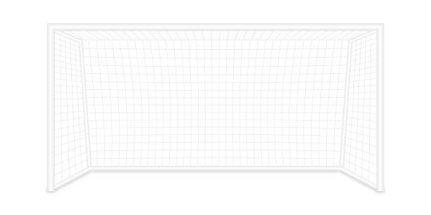 istock Football Goal or Soccer Goal Post in Stadium. 2195125583