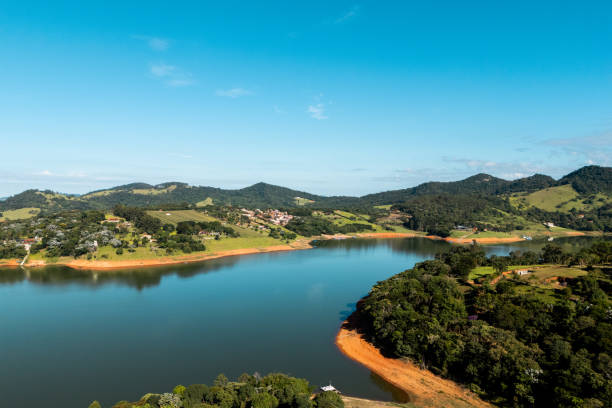 istock Aerial view of a lagoon in Joanopolis 2195135828