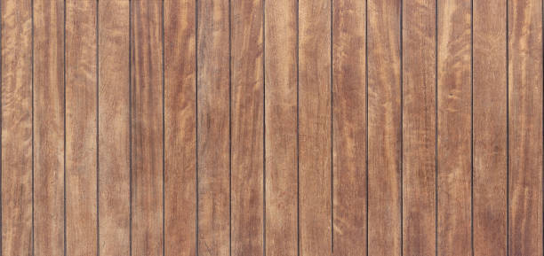 istock Texture of old natural wood with vertical planks 2195135840