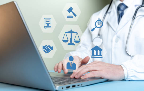 istock Concept of justice for malpractice and forensic medicine. 2195137465