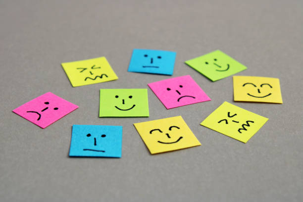 istock Group of colorful papers that express moods 2195137685