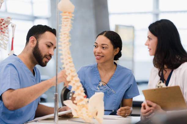 istock Medical Students Studying Anatomy Together in a Classroom 2195157627