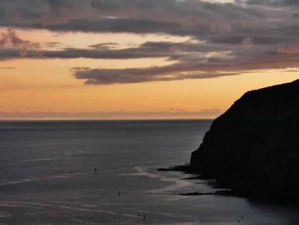 istock Sundown in front of island La Gomera 2195158076