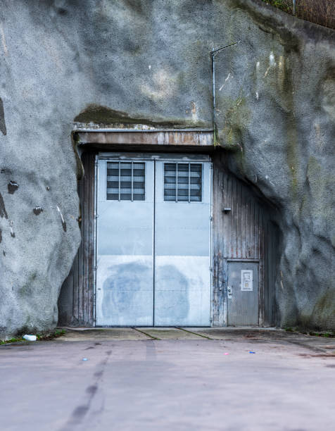 Large door to a tunnel.