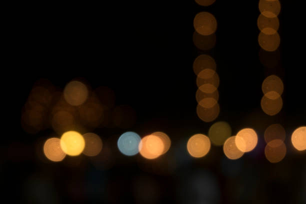 Orange white light bokeh background is a shiny naturally grey occurring shadow that is not clear but beautiful.