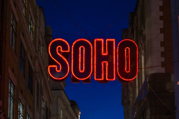 London, United Kingdom - November 25, 2024: Soho is a vibrant and iconic district in central London, known for its rich cultural and historical significance