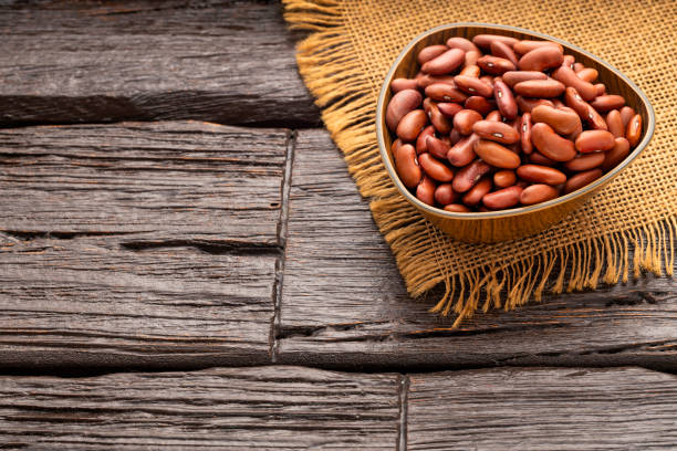 istock Nutritious dried beans - Organic beans in bowl. 2195168714