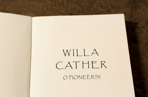 istock Open Book, Title Page: O Pioneers! by Willa Cather 2195175023