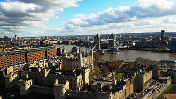 istock Panoramic View of London Skyline and Tower Bridge 2195175173