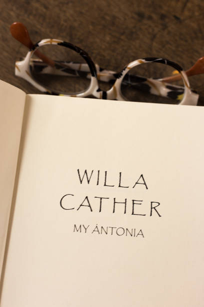 istock Open Book, Title Page: My Antonia by Willa Cather 2195177640