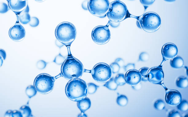 istock Molecules with biology and chemical concept, 3d rendering. 2195178974