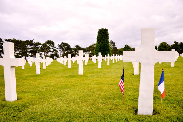 istock American Cemetery in Normandy 2195189668