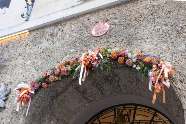 istock Unusual Christmas decorations in Salzburg 2195192959