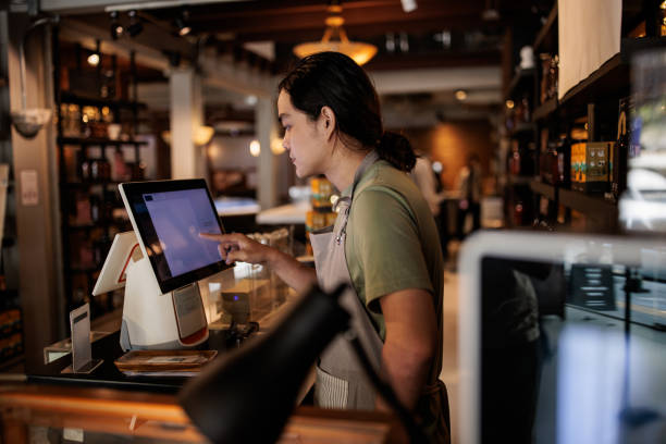 istock Barista working at the Coffee shop 2195193382