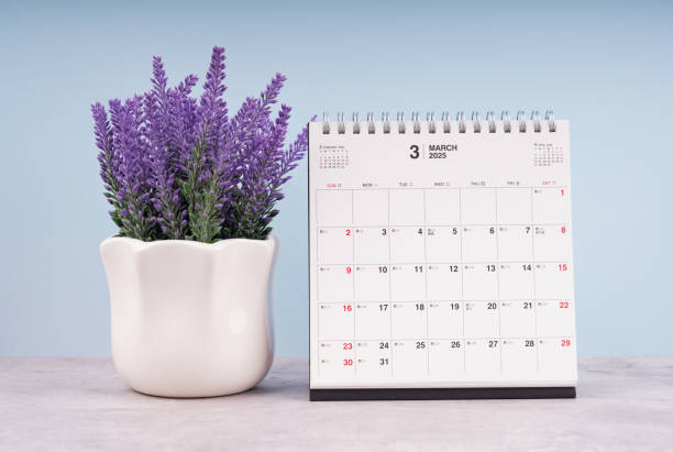 istock March 2025 Desk Calendar 2195194128