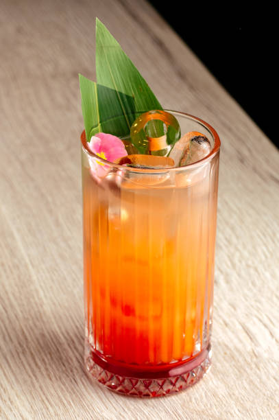 istock alcoholic cocktail with berries and ice 2195196592