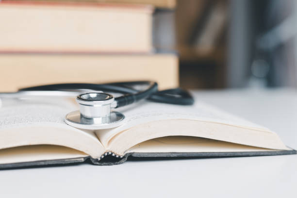 istock Concept business education essential idea globalization, student learn and study in university and colleges to master knowledge needed travel global economy. book stethoscope for medical health care 2195197581