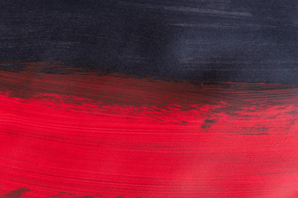 Background painted with red and black paint