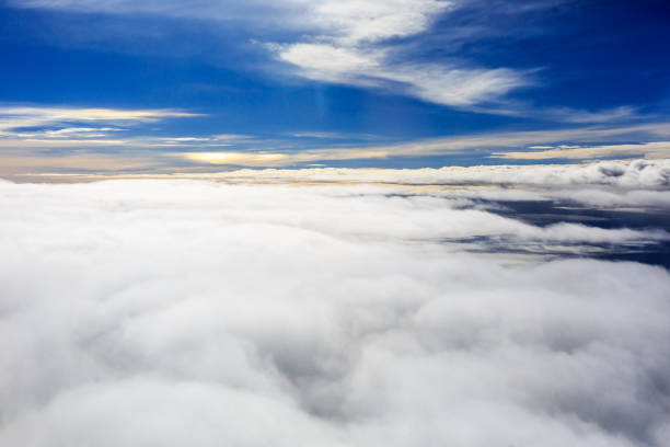 istock Clouds and sky photographed from an airplane 2195202647
