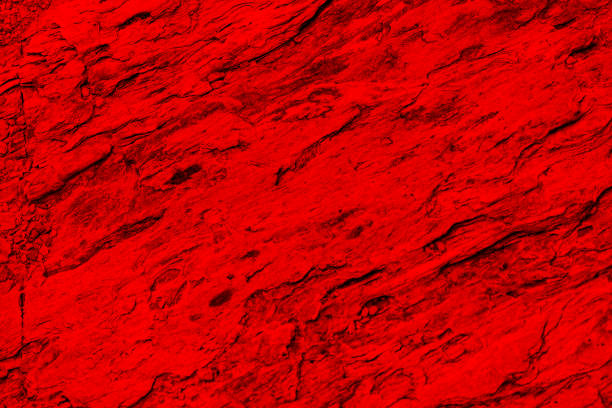 Studio style background wall Texture marble decoration presentation uses white and red tones. with shadows cast from a nearby window, concept creating a decorative