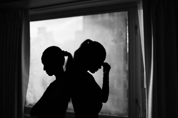 istock Two women, sisters, friends having a disagreement, conflict, problem, fight, bad relationship 2195204837