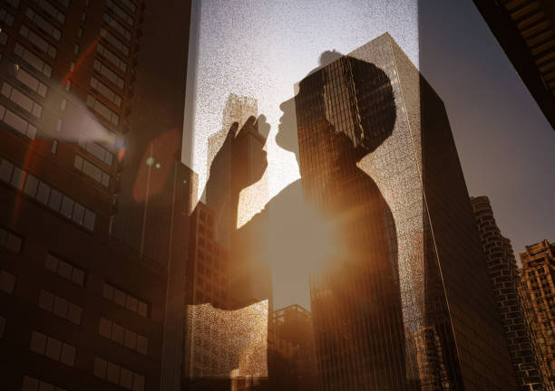 istock Man praying in the city, asking for help, worshiping god. 2195204889