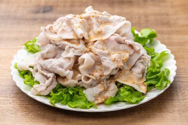 istock Chilled Shabu-Shabu Salad Served with Sesame Dressing 2195207280