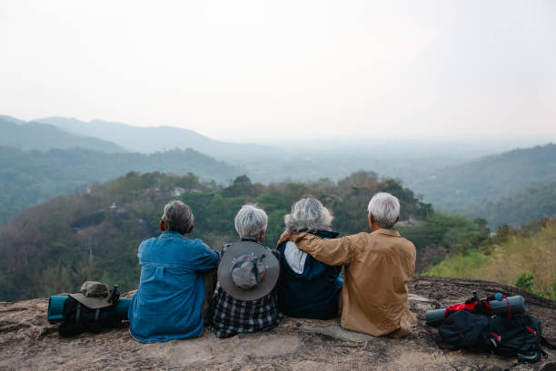 istock Traveling with friends during retirement 2195210382