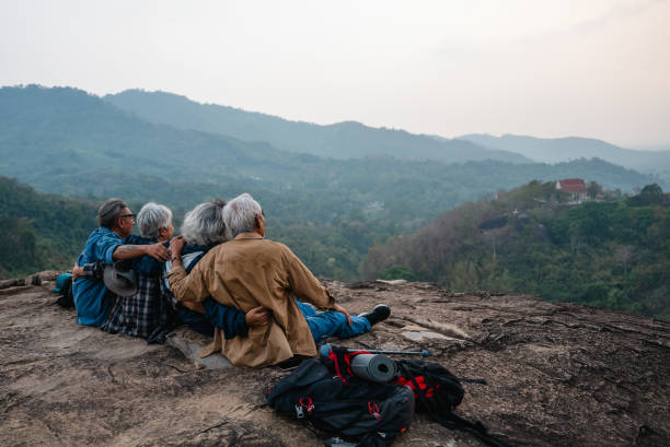 istock Traveling with friends during retirement 2195210392
