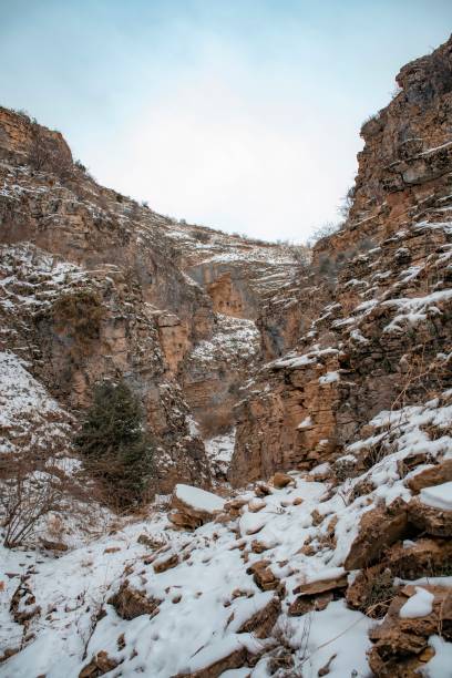 istock Beautiful mountains  in winter time 2195215506