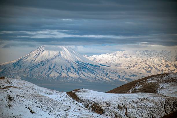 istock Beautiful mountains  in winter time 2195215581
